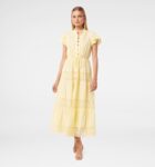 Amy Lace Trim Midi Dress