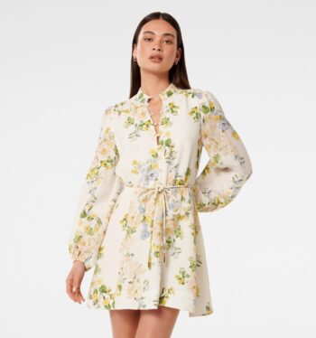 Annalise Fluted Mini Dress