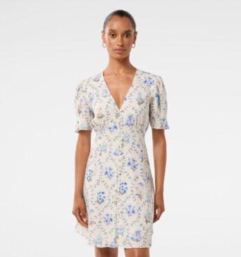 Berna Petite Printed Mini Dress