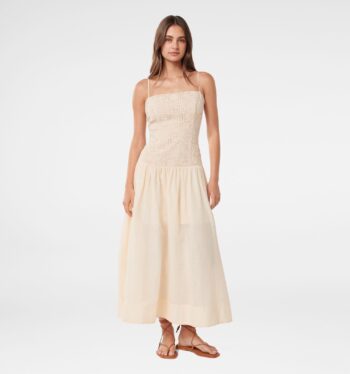 Cara Crochet Midi Dress