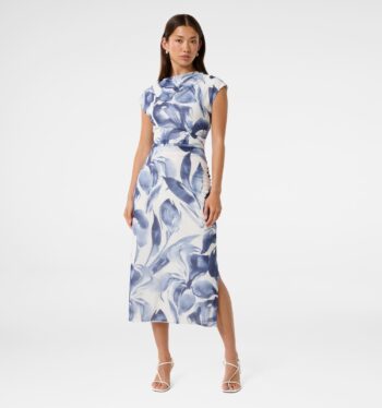 Emery Mesh Ruched Dress