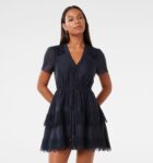 Emmy Lace Trim Mini Dress
