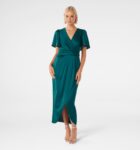 Estelle Flutter Sleeve Midi Dress