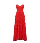 Gabrielle Petite Lace Ruffle Gown