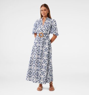 Rhiannon Embroidered Midi Dress