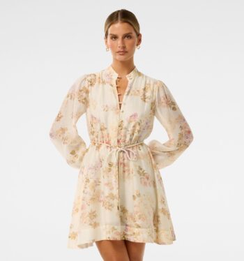 Rhys Petite Fluted Mini Dress