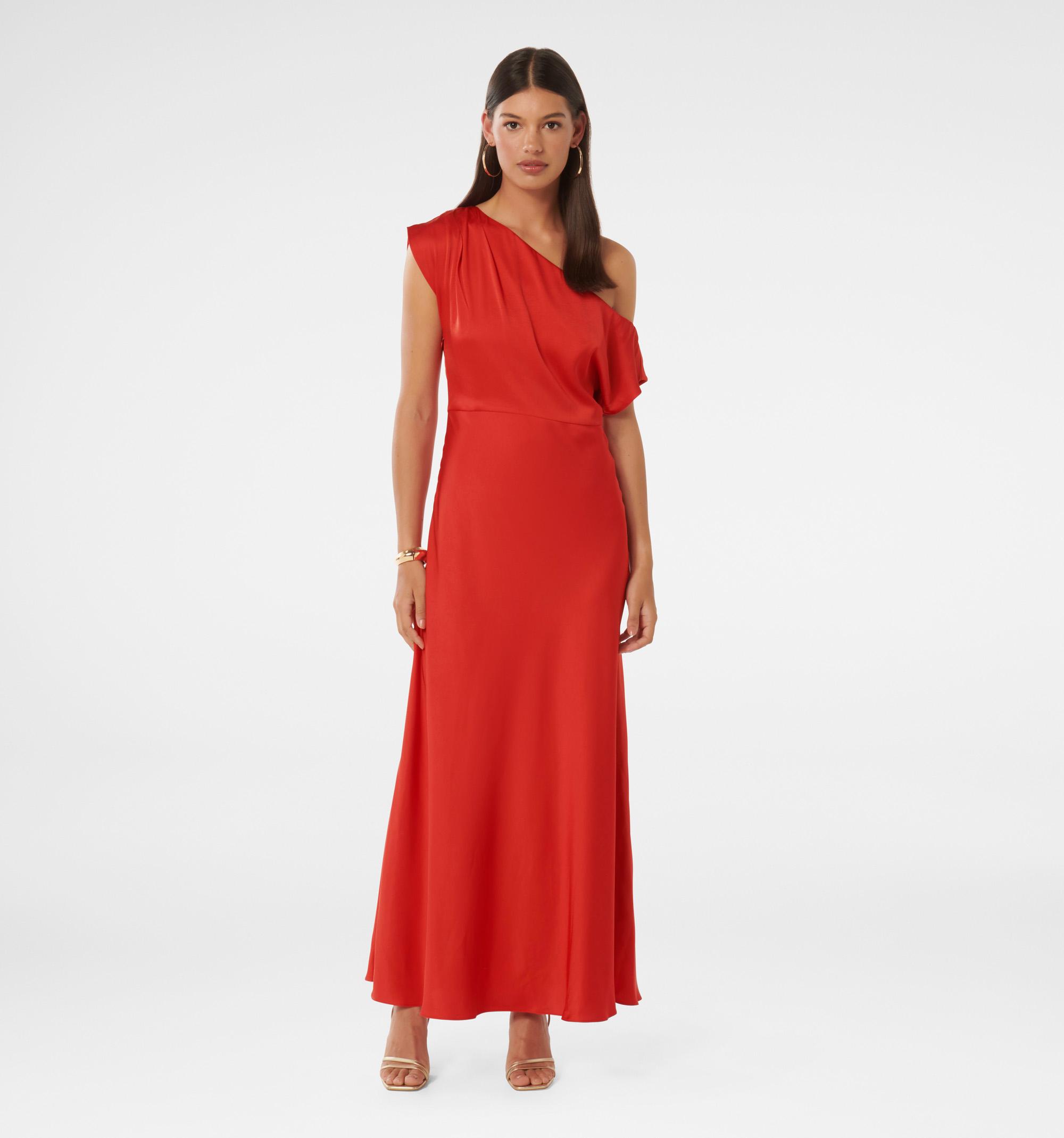 Cara Draped Bodice Maxi Dress
