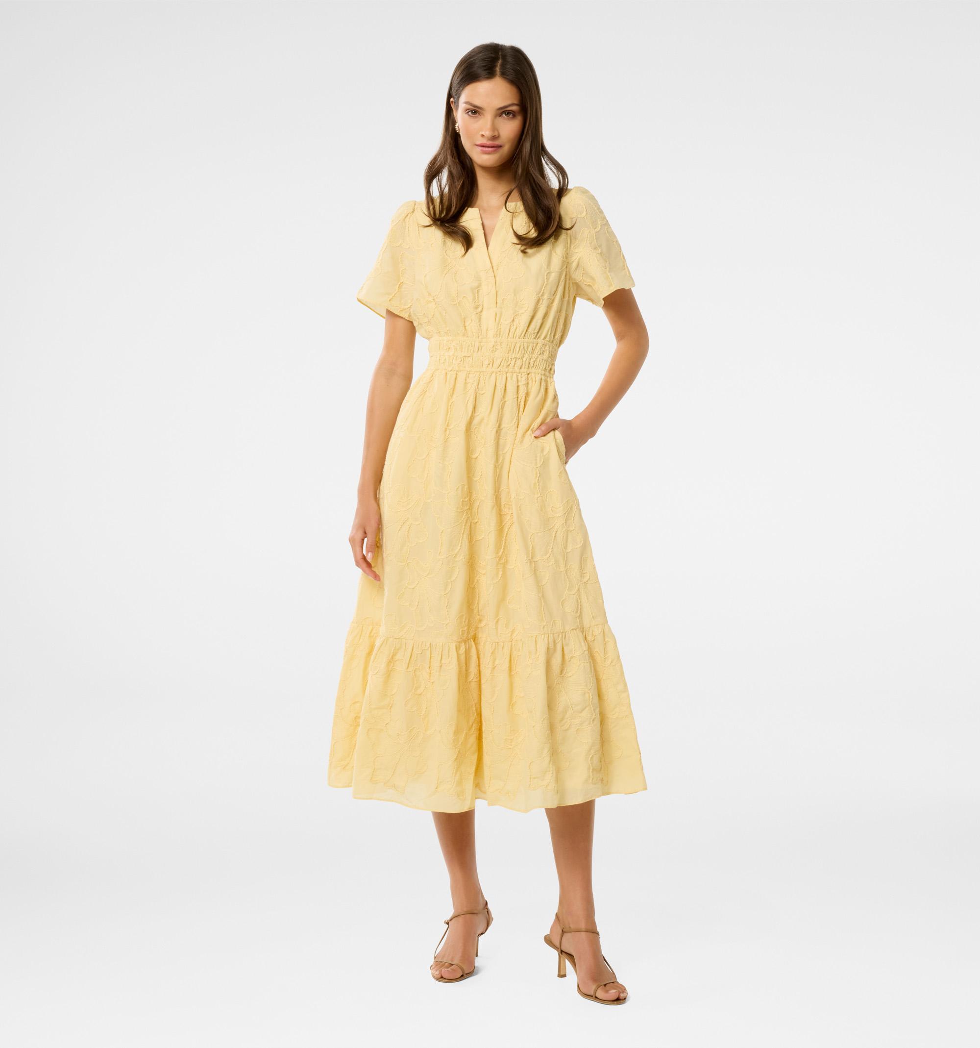 Eleanor Embroidered Midi Dress