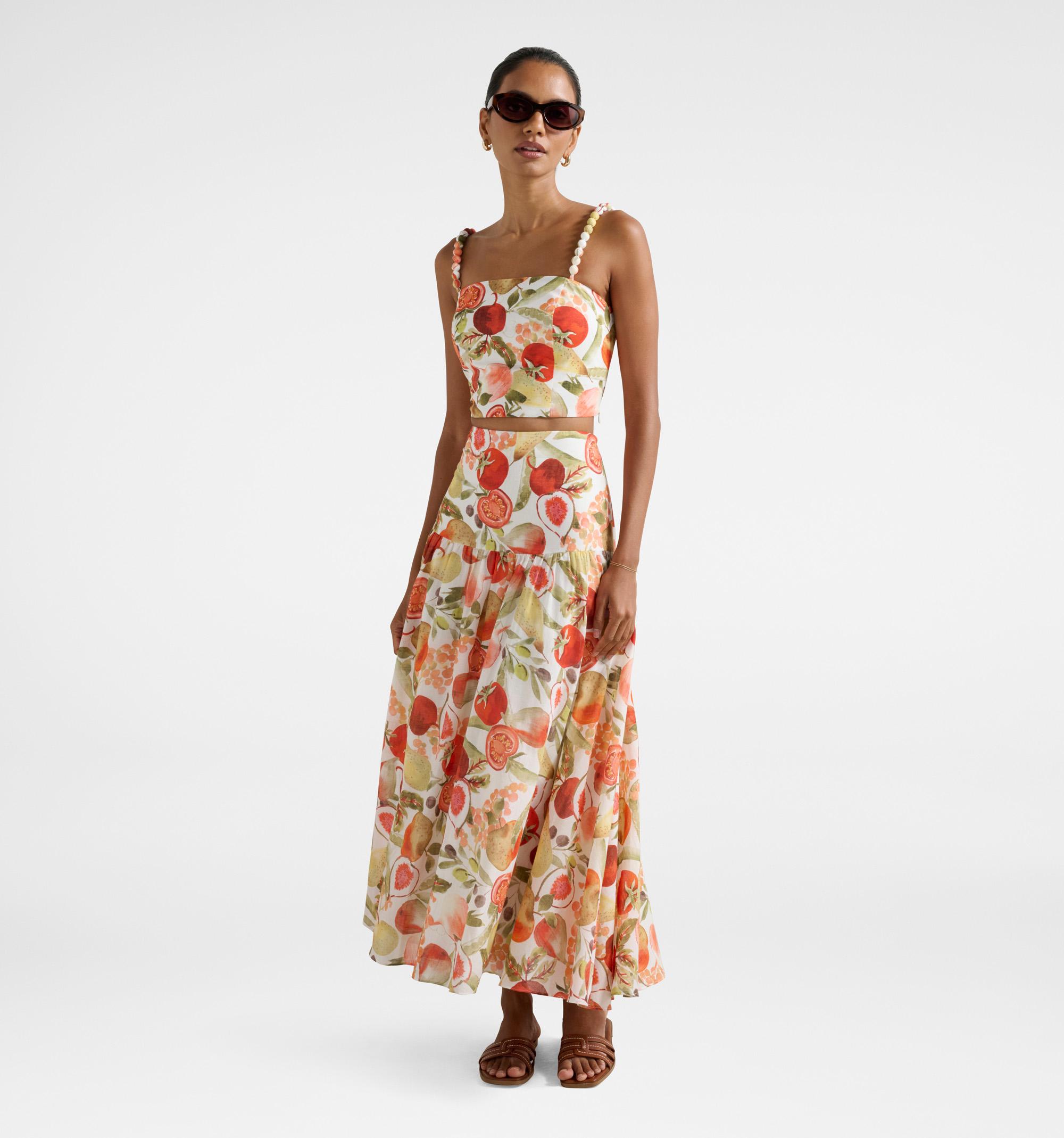 Flore Petite Printed Top