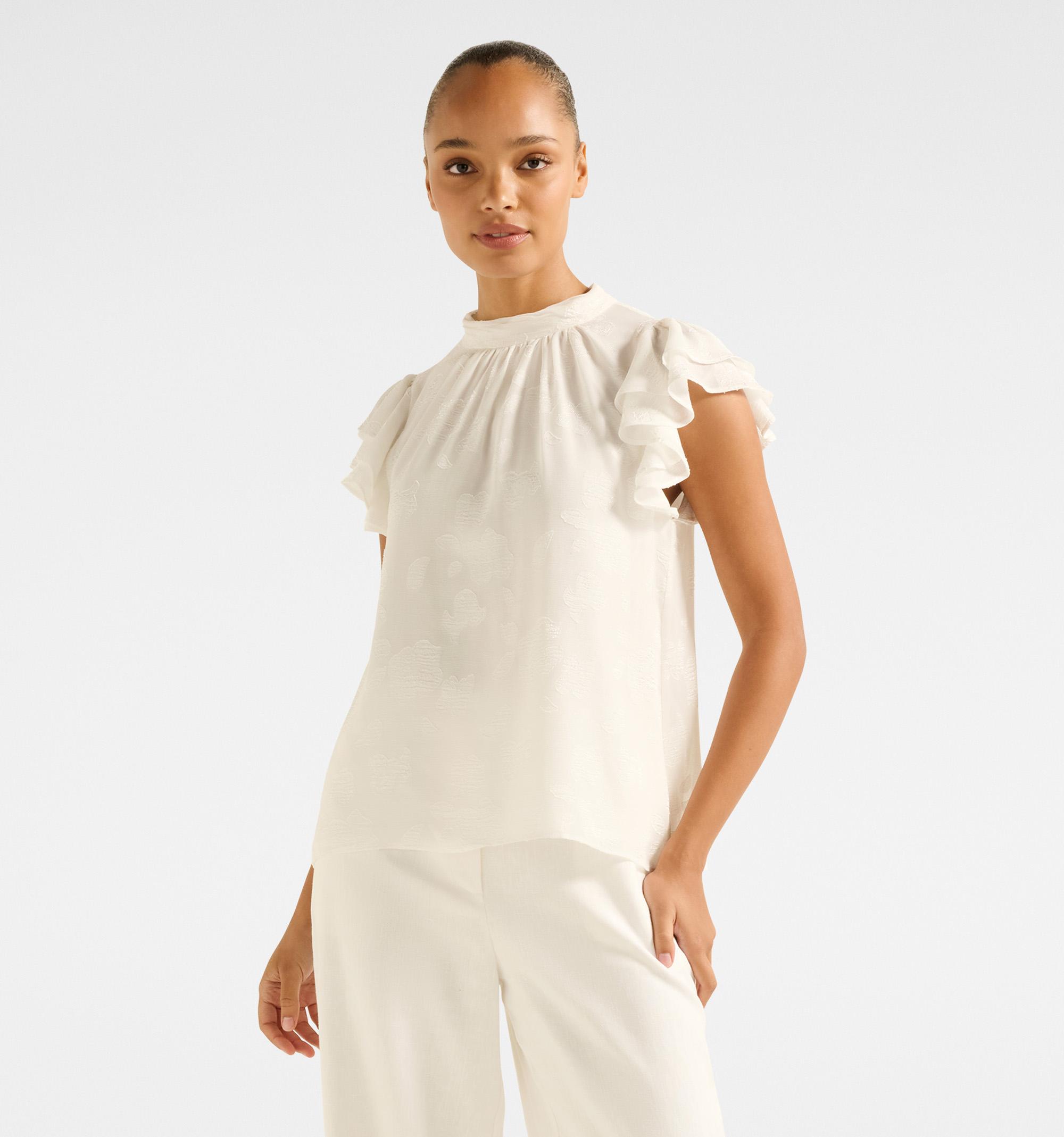 Ines Flutter Sleeve Blouse