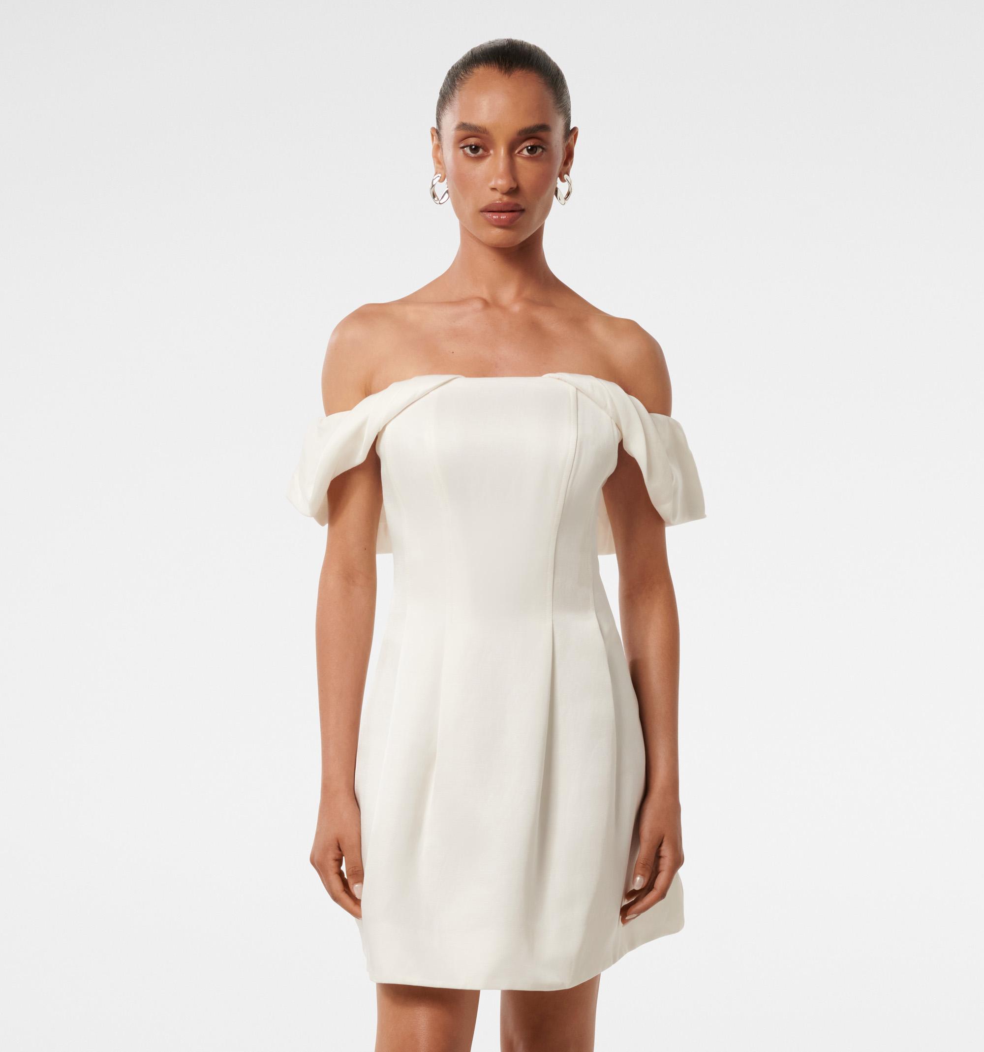 Jacquie Petite Off Shoulder Dr