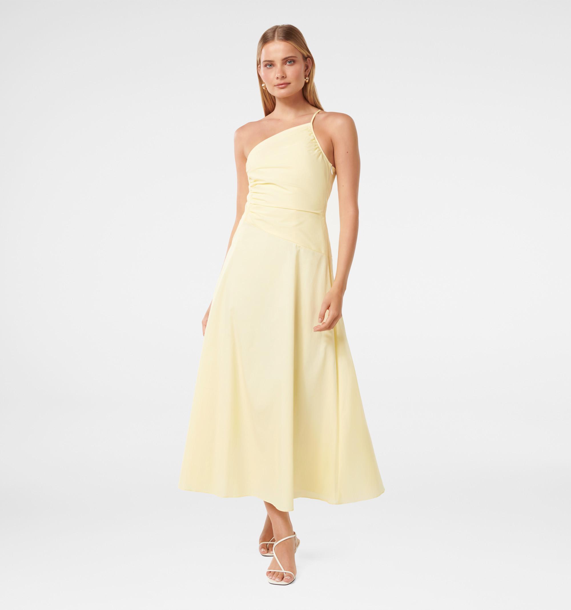 Jenny One Shoulder Cotton Midi