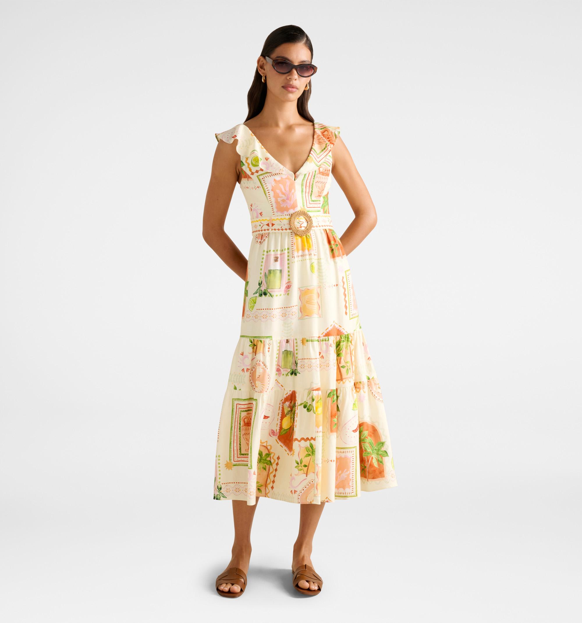 Layne Printed Midi Dress