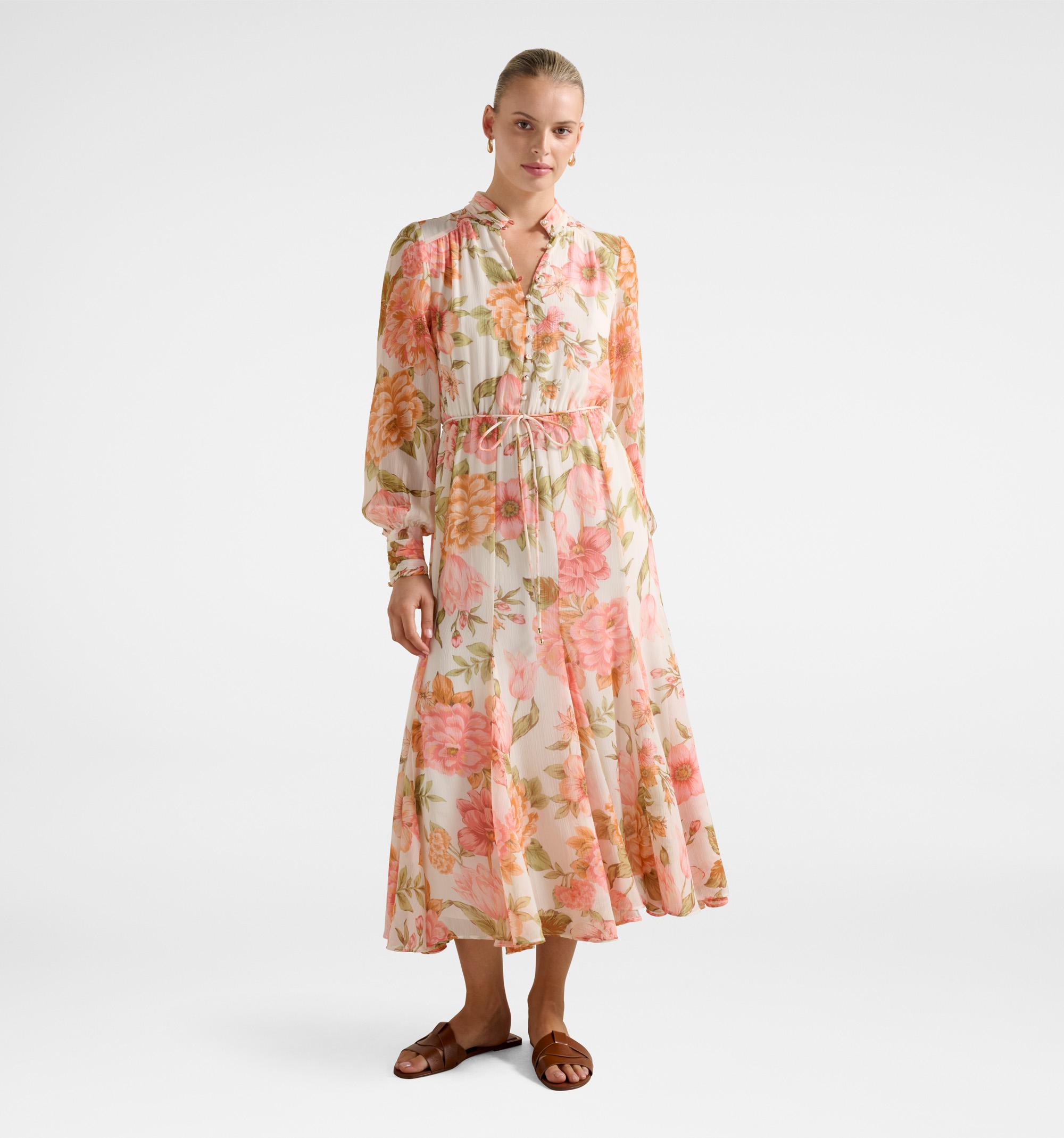 Tina Long Sleeved Midi Dress